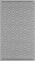 Jemidi lauko/vidaus kilimas, tinkantis terasoms ir balkonams 90x150 cm, pilkas