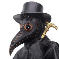 Steampunk Maro Daktaro Paukščio Kaukė Iš Latekso Rivex, Plague Doctors snapo kaukė yra varinė