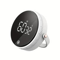 Magnetinis LED virtuvinis laikmatis,  Baltas