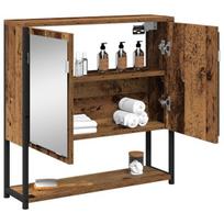 Vonia Veidrodinis Spintelė Senas Medis 60x16x60 cm Inžinerinis Medis