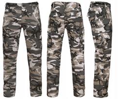 Karinės kelnės Mil-Tec Teesar BDU Slim Fit RipStop – taktinių krovinių kelnės, 100% medvilnė, Urban