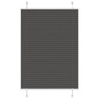 Plisuota žaliuze juoda 100x150 cm audinio plotis 99,4 cm