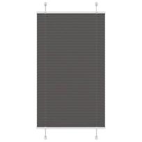 Plisuota žaliuze juoda 75x100 cm audinio plotis 74,4 cm