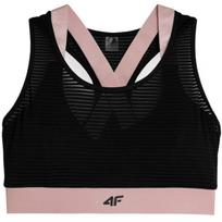 Sportinė liemenėlė moterims 4F W H4Z21 STAD018 20S, juoda, XS