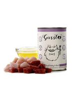 GUSSTO Cat Fresh Turkey & Duck šlapias kačių maistas, kalakutiena ir antis 400 g