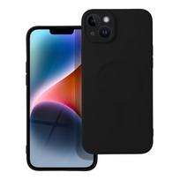 SILIKONINIS MAG COVER dėklas suderinamas su MagSafe IPHONE 14 Plus juodas