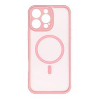 MATINIS MAG KORPUSAS suderinamas su MagSafe IPHONE 16 Pro Max šviesiai rožinis
