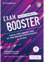 Exam Booster for B1 Preliminary and B1 Preliminary for Schools without Answer Ke Comprehensive Exam Practice for Students