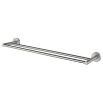 Haceka Kosmos dvigubas sukiojamas rankšluosčio laikiklis, braižyto metalo 61cm