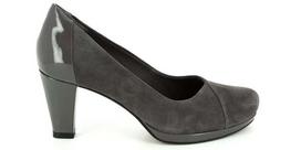 "Clarks" Moterų "Chorus Carol" Pilkos Zomšinės Odos Bateliai, 35.5