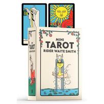 Tarot Kortų Rinkinys - Mini Tarot Rider Waite Smith 78 Kortų su Instrukcijų Knygele