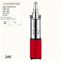 DC 24V 260W panardinamas giluminis vandens siurblys,  Raudona