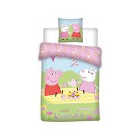 Vaikiškas patalynės komplektas Peppa Pig, 100x135, 2 dalių, Patalynės komplektas
