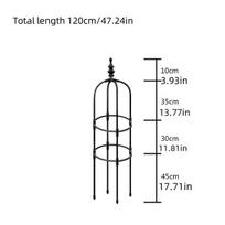 Metalinė augalų laipiojimo atrama, 35,4 colio (90 cm)