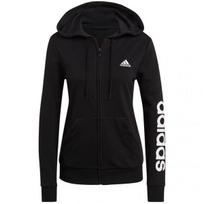 Džemperis moterims Adidas Essentials Linear Ful Zipp Hoodie W GL0791, juodas