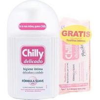 Rinkinys Chilly: intymios higienos prausiklis, 250 ml + intymios higienos drėgnos servetėlės, 30 vnt.