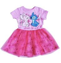 Suknelė mergaitėms Disney Stitch, rožinė