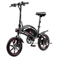 Elektrinis dviratis Dyu D3F 14'', juodas