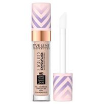 Vandeniui atsparus maskuoklis su hialurono rūgštimi Eveline Liquid Camouflage HD 05 Light Sand, 7,5 ml