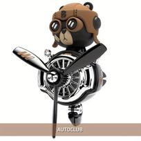 Mielas meškutis piloto automobilio oro gaiviklis. , Pilotas lokys