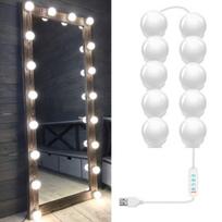 Holivudo Glamūros Veidrodžio Apšvietimo Rinkinys - 10 LED Lempučių