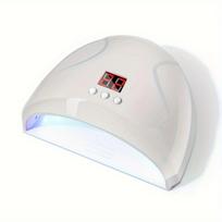 UV/LED nagų lempa su 3 laikmačiais LCD ekranas ,  Baltas