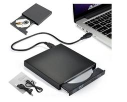 Optinis įrenginys Išorinis CD/DVD kompaktų skaitytuvas ir įrašymo įrenginys black edition
