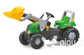 Minamas pedalais traktorius su krautuvu Rolly Toys rollyJunior RT