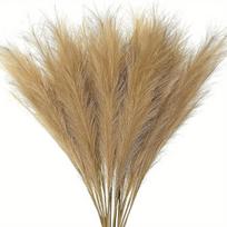 Dirbtinė pampas žolė puošybai,  Taupe