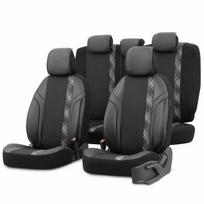 Auto sėdynių užvalkalų komplektas OTOM HORIZON 1808 BLACK/SMOKED 3-ZIP