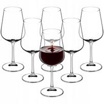 Raudonojo vyno taurių rinkinys iš 6 stiklinių, 450 ml