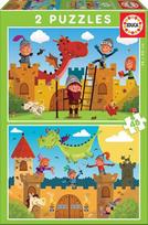 "Puzzle Dragons Riteriai - EDUCA - 96 gabalų - Fantastiškas - Vaikams nuo 4 metų+"