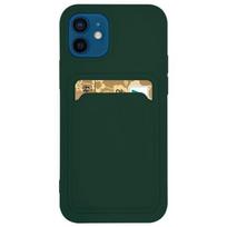 Hurtel Card Case skirtas Samsung Galaxy A22 4G, žalias