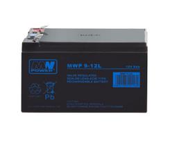 MWPower akumuliatorius MWP 12V 9Ah F2(250) AGM, 12 metų