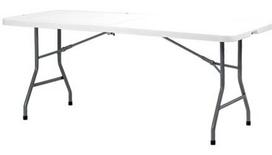 Sulankstomas stalas, 183 x 76 x 73cm, pilkas