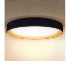 BRILAGI - Reguliuojamas LED lubinis šviestuvas LARIOS LED/72W/230V juodas, skersmuo 59 cm + nuotolinis pultas