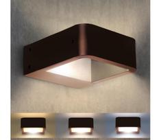 Brilagi - LED lauko šviestuvas BARI LED/7W/230V 3000/4000/6000K rudas IP54
