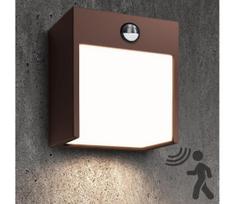Brilagi-LED lauko sieninis šviestuvas su jutikliu TERNI LED/12W/230V rudas IP44