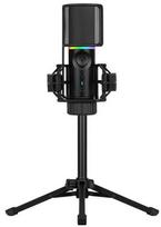Mikrofonas Streamplify RGB mikrofonas su trikoju, juodas
