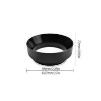 Kavos miltelių surinkimo žiedas su magnetu, Juoda 58mm