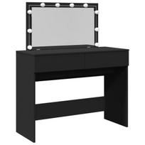 Kosmetinis staliukas，Makiažo stalas su LED, juodos spalvos, 100x40x120cm CFE8317618