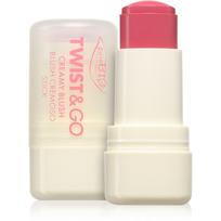 puroBIO Cosmetics Twist&Go kreminiai skaistalai pieštukinė priemonė atspalvis 04 Strawberry 5 g