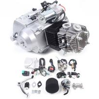 125cc 4-taktis ATV variklio komplektas su atbuline pavara, elektrinis starteris, pusiau automatinis