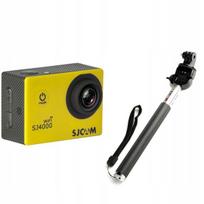 Veiksmo ir laisvalaikio kamera SJCAM SJ4000 Sporto kamera WiFi Yellow + Selfie