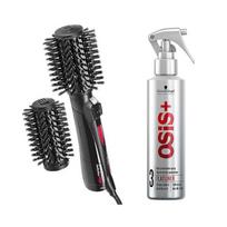 Babyliss Pro Rotating 800 Hot Air Styler Bab2770E + Schwarzkopf Osis Flatliner Heat Protection Spray 200Ml, 200ml