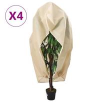 Uždangalai augalams su užtrauktukais, 4 vnt., 2,36x2 m, 70g/m²