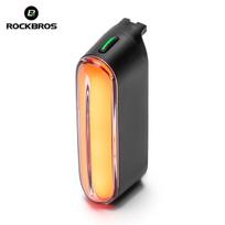 Išmani galinė dviračio lempa ROCKBROS Magnetic, 7 režimai, juoda