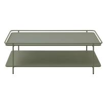 Žalios spalvos iš metalo kavos staliukas 55x110 cm Yuba – Unique Furniture
