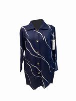 Megztinis su sagutėmis//6001/Mėlyna/, XL/2XL