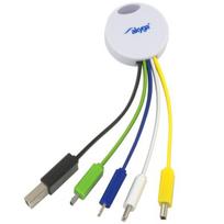 Adapterių raktų pakabukas USB 5in1 Akyga AK-AD-51
